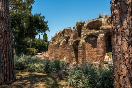 Amphitheater Flavi - Pozzuoli, Italyの写真素材