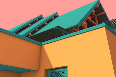 3D illustration, architectural design and interior design work