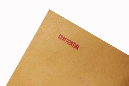 Confidential documentの写真素材