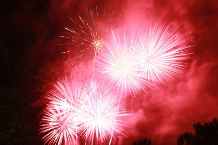 Firework of mother's dayの写真素材