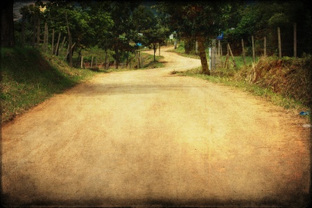 Curve wayの写真素材