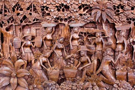 Thai carvingの写真素材