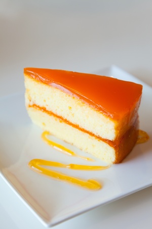 Orange cakeの写真素材