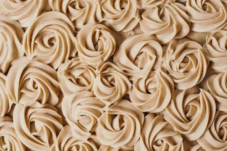 Rose swirl cake textureの写真素材