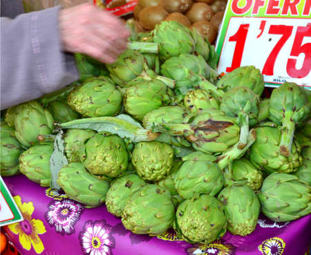 As with artichokesの写真素材