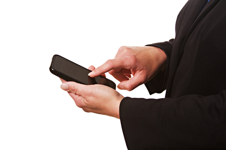 Businesswoman smart phoneの写真素材