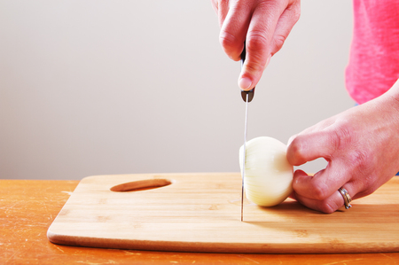 Dicing Onionsの写真素材