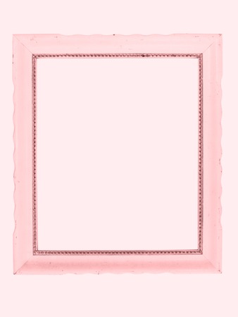 Pink Picture Frameの写真素材