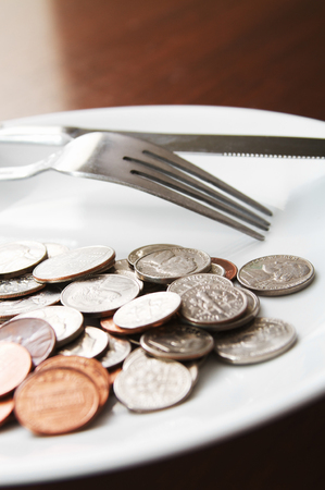 Money Food Conceptの写真素材