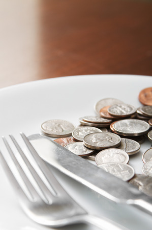 Money Food Conceptの写真素材