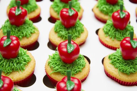 Decorated Cupcakesの写真素材