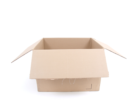 Brown Cardboard boxの写真素材