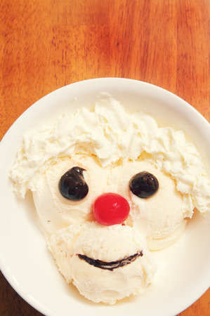 Ice Cream Faceの写真素材