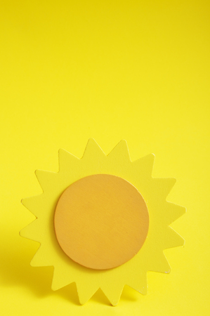 Yellow Sun Backgroundの写真素材