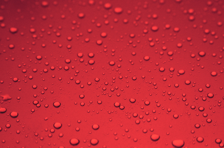 Red Rain Drops Backgroundの写真素材
