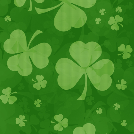Green Shamrocks Backgroundの写真素材