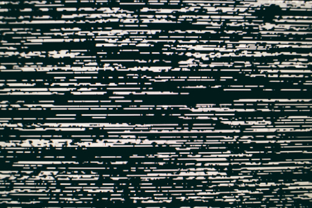 Analog Static Screenの写真素材