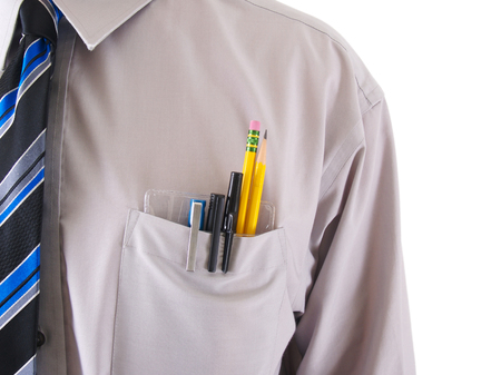 Pocket Protector Workerの写真素材