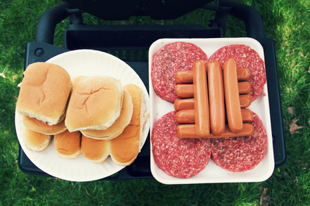 Grill out foodの写真素材
