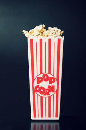Popcorn in Movie Theaterの写真素材