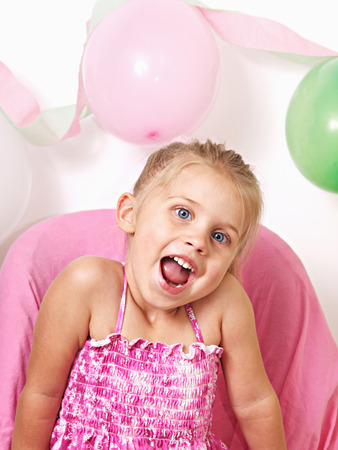 Girl Birthday Partyの写真素材