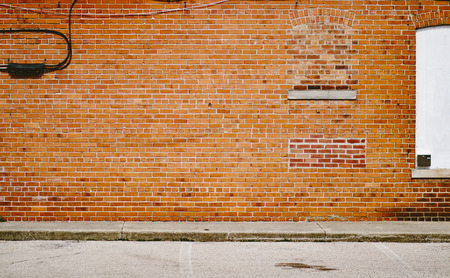 Blank Brick Wallの写真素材