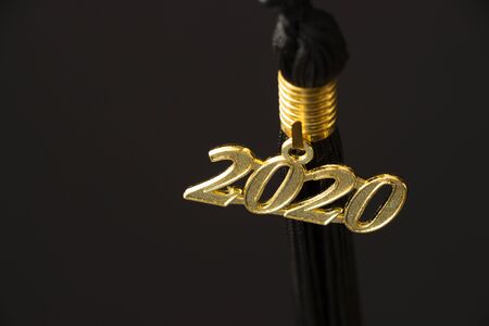 2020 graduation tasselの写真素材
