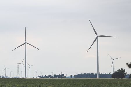 Wind Turbine Farmの写真素材