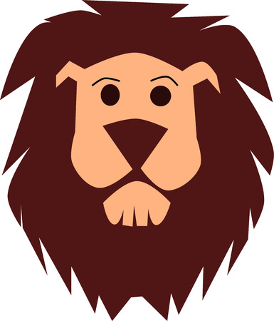lion head vectorのイラスト素材