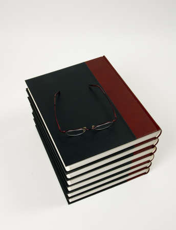 Books and eyeglassesの写真素材