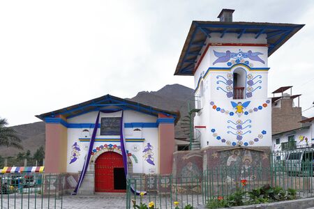 Antioquia, Lima. November 2, 2019 - visit the populated center of Antioquia, showing the essence of its city, the color of its streets and the lively culture it represents.のeditorial素材