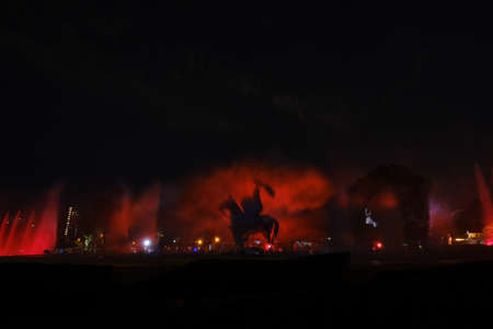 Multimedia show full of culture in the pools of the magic water circuit in Lima; popular...