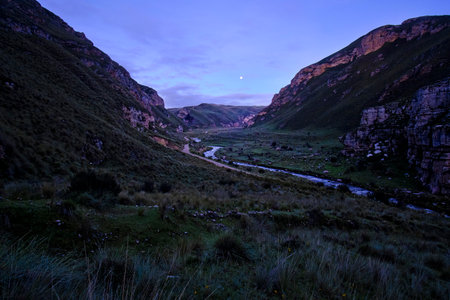 Beautiful landscape in Shucto Canyon, an imposing and beautiful place full of nature from sunrise to...