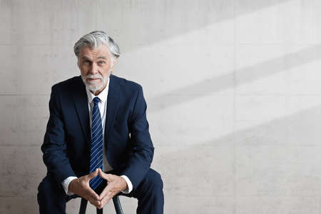 Senior businessman
