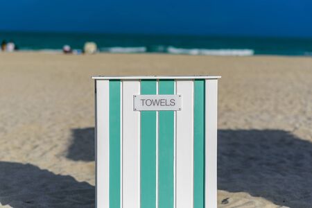 Towel standの写真素材