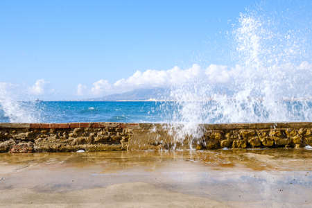 Viewpoint towards the sea in Malaga