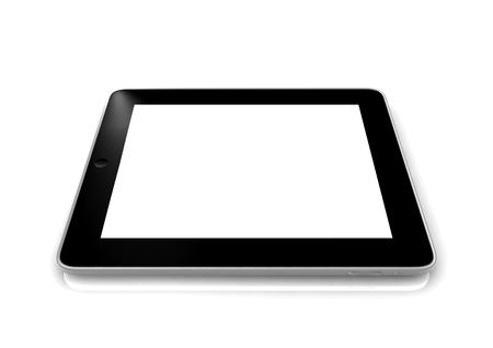a tablet blankoの写真素材