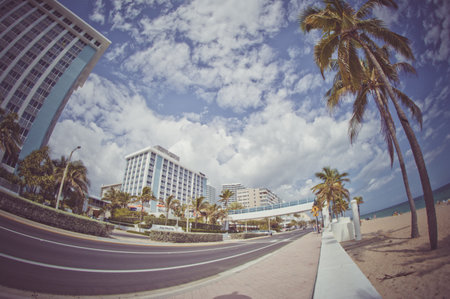 Summer in Miami Beachのeditorial素材