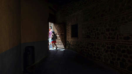 Toledo is Known as \\ \"The Imperial City \\\" for Being the headquarters of the court of Charles I and also as \\ \"the city of three cultures \\\" Having Been inhabited for centuries by Christians, Jews and Muslims.It is one of The most tourist cities iのeditorial素材