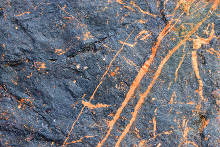 Siderite, iron ore. Cretaceous. Lower Aptian. 119 Myaの写真素材