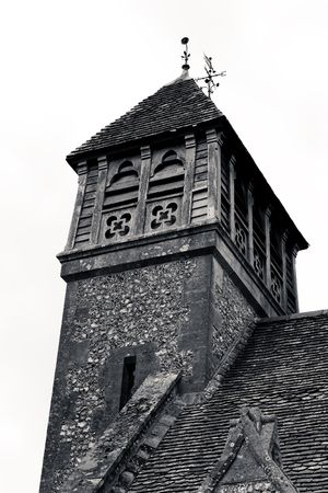 Medieval Church Towerの写真素材