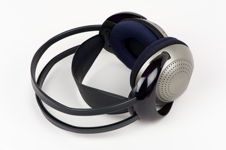 Headphone on a isolated white backgroundの写真素材