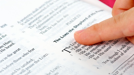 Bible readingの写真素材