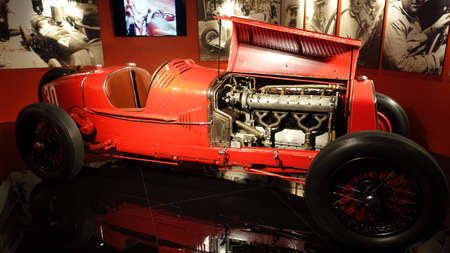 Turin, Italy - juni 20, 2021: a sports car exhibited at the Turin automobile museum