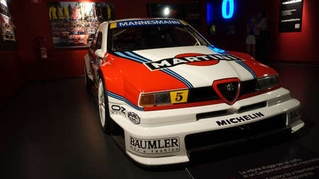 Turin, Italy - juni 20, 2021: modern car exhibited at the Turin automobile museum