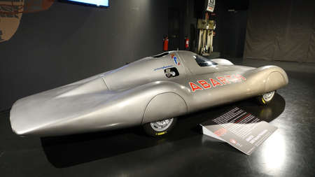 Turin, Italy - juni 20, 2021: modern car exhibited at the Turin automobile museum