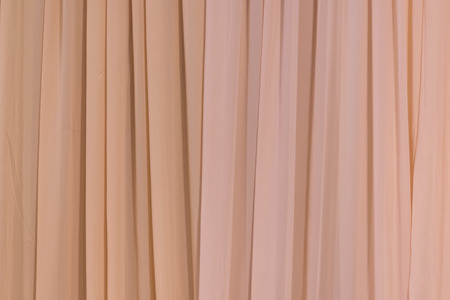 Brown curtain ideal for backgrounds and texturesの写真素材