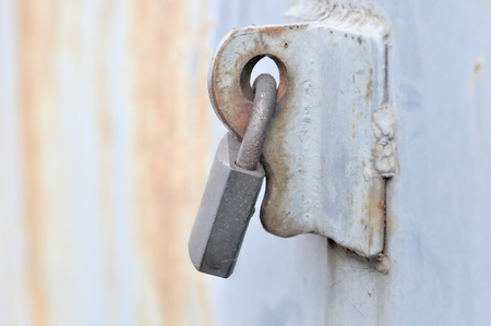 Old padlockの写真素材