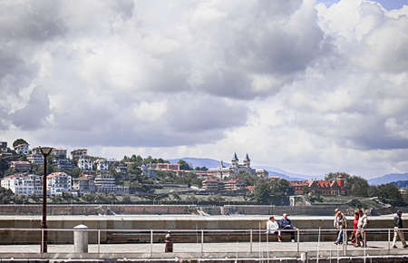 People go for a walkのeditorial素材