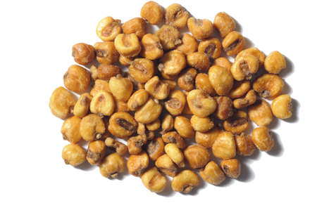 Roasted corn on a white background